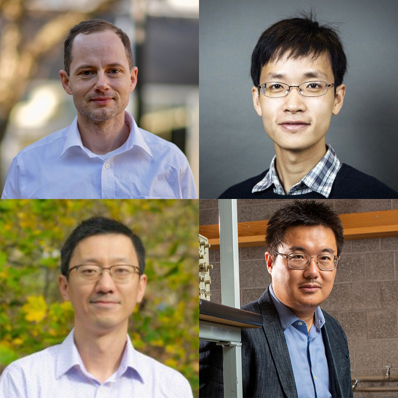 4 square image of 4 male researchers